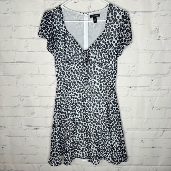 Aqua Dresses & Skirts - Aqua small blue & black dress